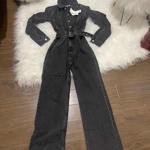 Zara belted gray jumpsuit SOLD OUT